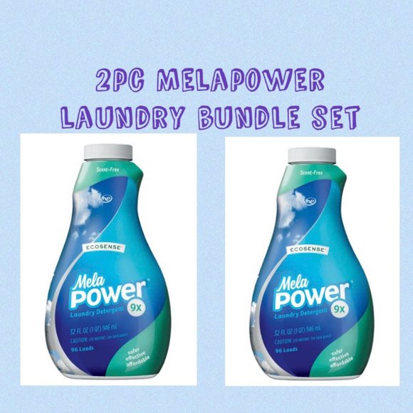 Other Newsealed 2pc Melapower Scentfree Laundry Detergent Bundle Set